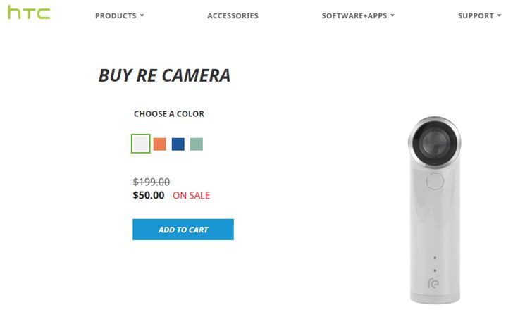 Fotografía - [Offre Alerte] HTC Re incendie Camera Vente: un pick up pour seulement 50 $ (150 $ de rabais sur le prix d'origine)